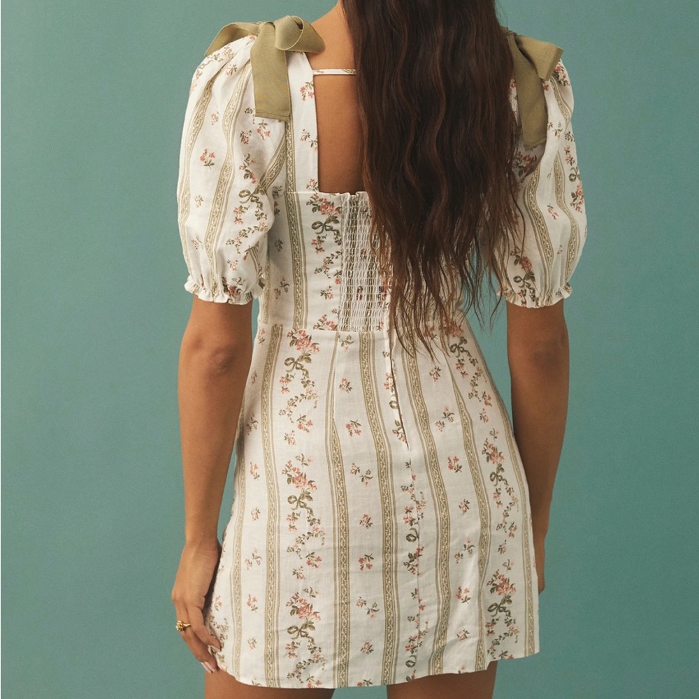 Reformation Spring Linen Dress - Picture 2 of 3